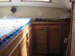 Starboard forward double bunk