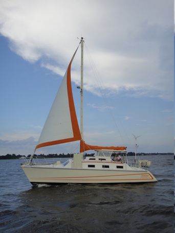 Oryoki under sail