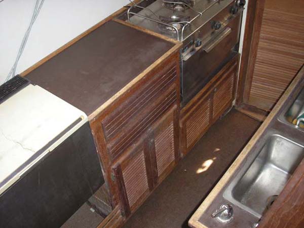 Port Side Galley looking forward